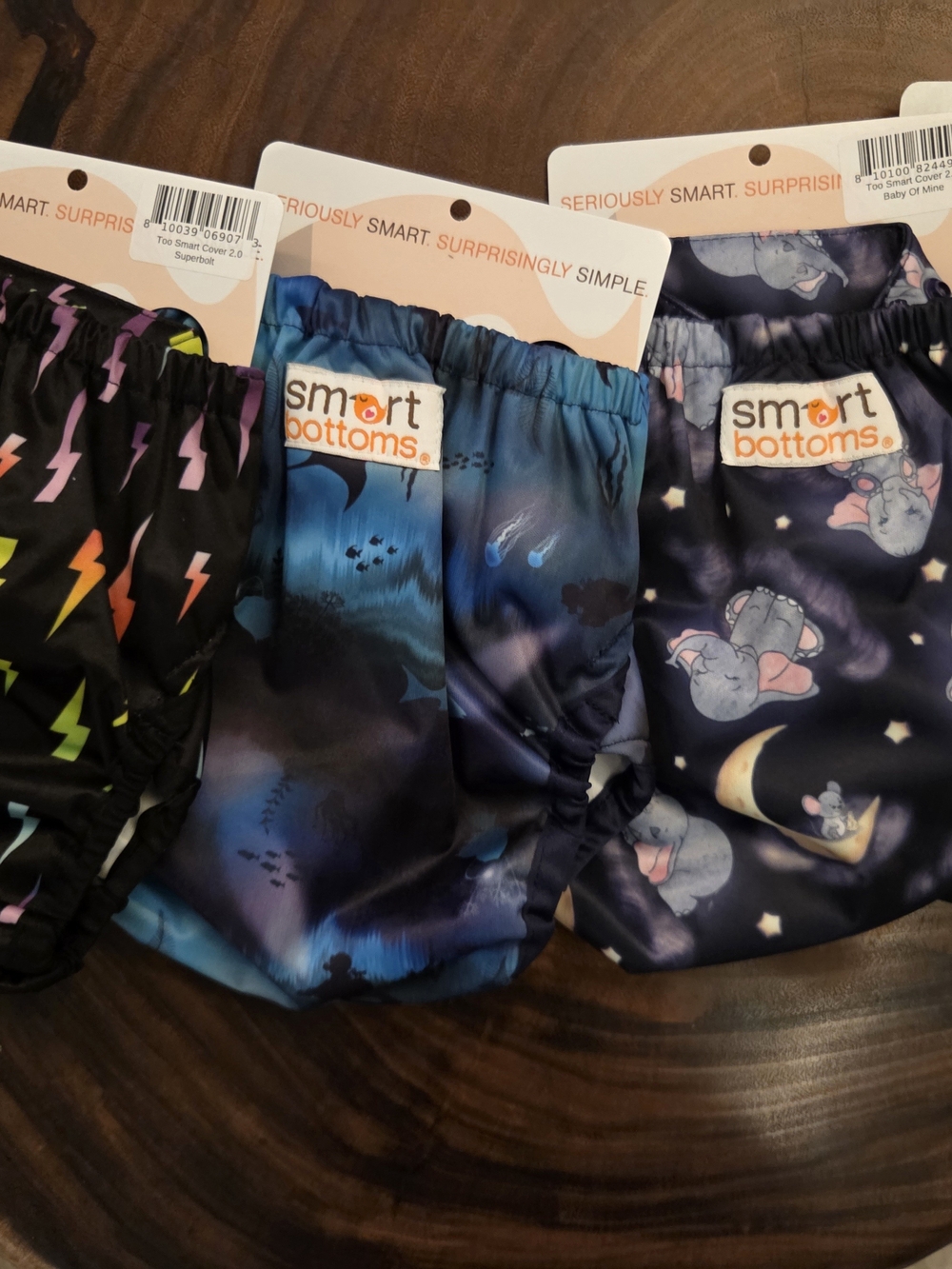 NEW Smart Bottoms Cloth Diaper Covers – 4 Pack – One Size